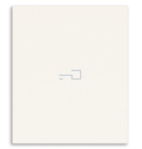 Tasto intercambiabile 2 moduli comandi assiali simbolo chiave Bianco Vimar 31000A.2PB