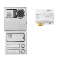 Kit base Impianto Video con Pulsantiera Sinthesi Steel Urmet 1783/705