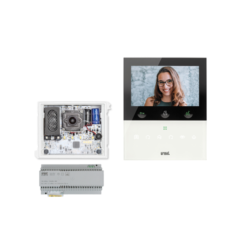 Kit base Impianto Video con Videocitofono Wi-Fi VOG5W Urmet 1783/734