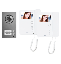 Kit Bifamiliare con Videocitofono Mìro sistema 2Voice Urmet 1784/762