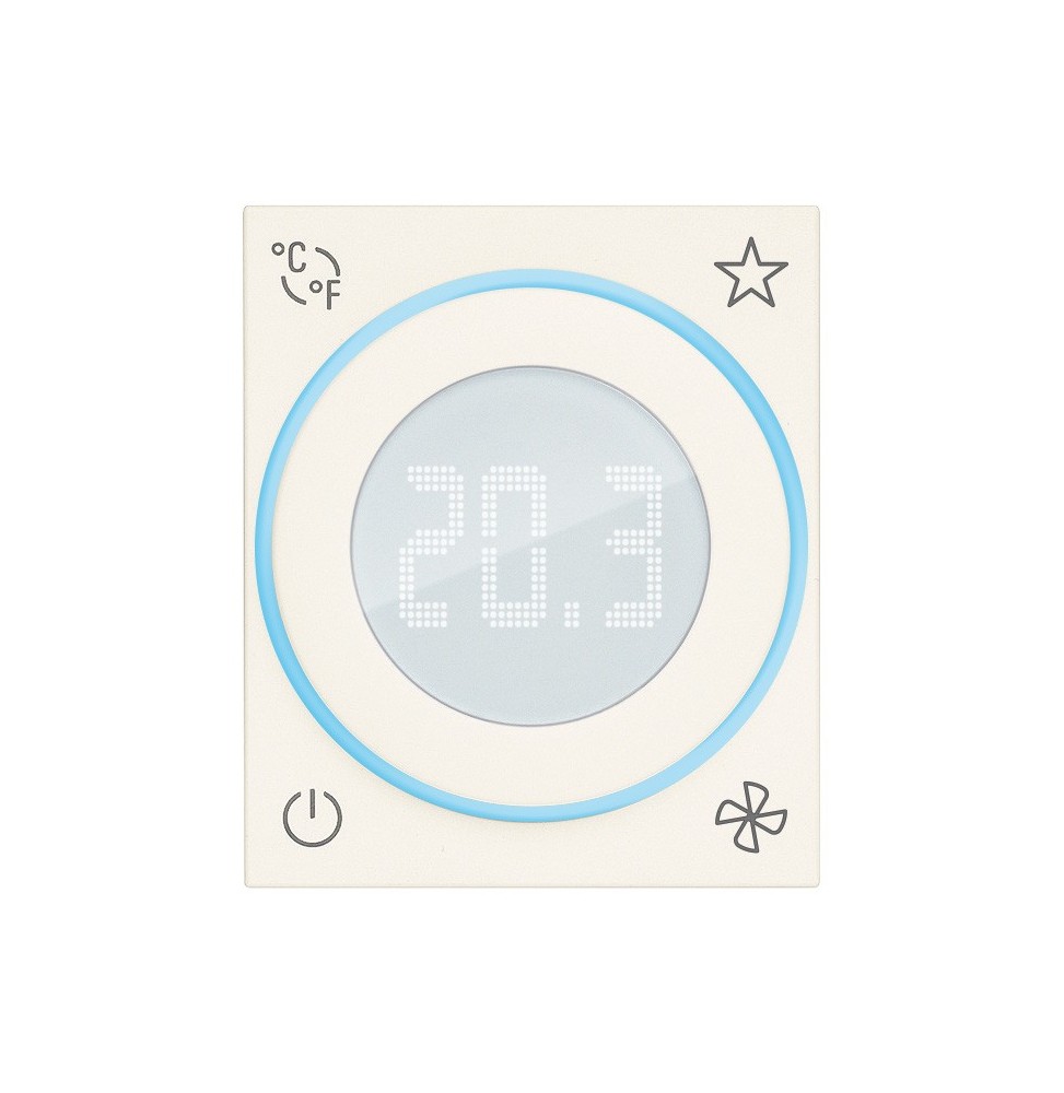 Termostato a Rotella Connesso IoT Bianco Vimar Linea 30811.B