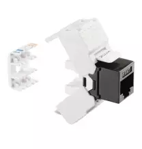 Presa RJ45 categoria 5e UTP 180 gradi toolless bianco FME 23700BI