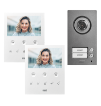 Kit Bifamiliare con Videocitofono Vivavoce VOG5 Urmet 1784/782