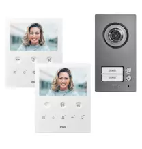 Kit Bifamiliare con Videocitofono Vivavoce VOG5 Urmet 1784/782