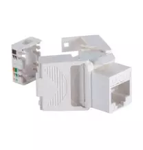 Presa RJ45 categoria 6 UTP dataclock bianca morsetto inclinato FME 237132
