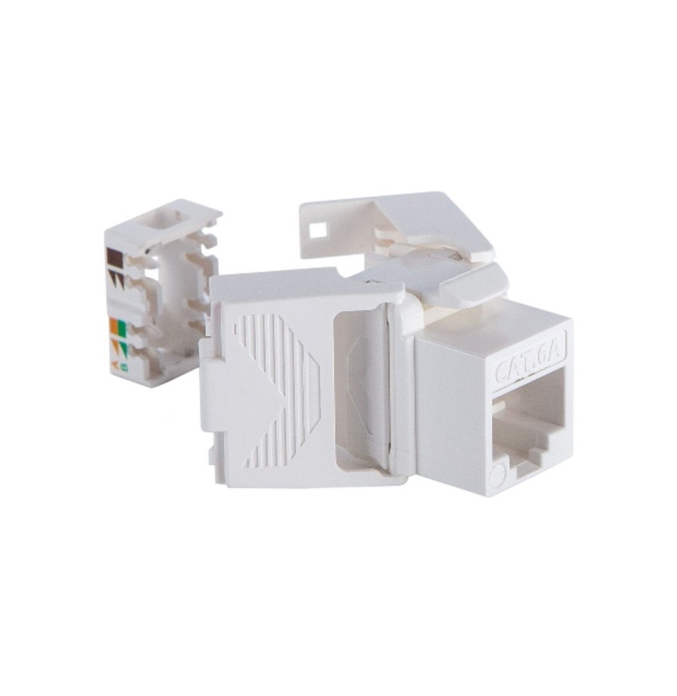 Presa RJ45 categoria 6 UTP dataclock bianca morsetto inclinato FME 237132