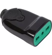 Presa Volante Bipasso 16A smontabile nera Fanton 81001