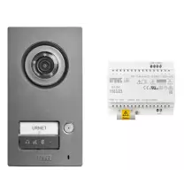 Kit Base Monofamiliare con Pulsantiera Mikra2 sistema 2Voice Urmet 1784/801