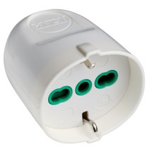 Presa Schuko 2P+T 16A Trivalente smontabile bianco FME 81050