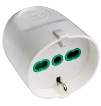 Presa Schuko 2P+T 16A Trivalente smontabile bianco FME 81050