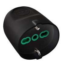 Presa Schuko 2P+T 16A Trivalente smontabile nero FME 81051