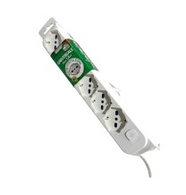 Ciabatta 6 Posti con interruttore Luminoso Cavo 3G1 e Spina a Squadra Fanton 47430