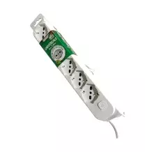 Ciabatta 6 Posti con interruttore Luminoso Cavo 3G1 e Spina a Squadra Fanton 47430