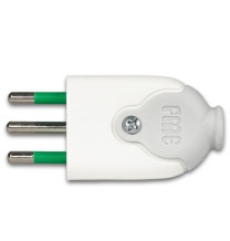 Spina 10A attacco piccolo smontabile Serie Bico bianca Fanton 80010