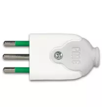 Spina 10A attacco piccolo smontabile Serie Bico bianca Fanton 80010