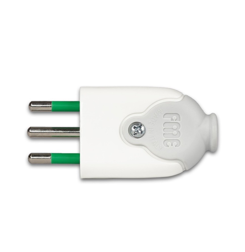 Spina 10A attacco piccolo smontabile Serie Bico bianca Fanton 80010