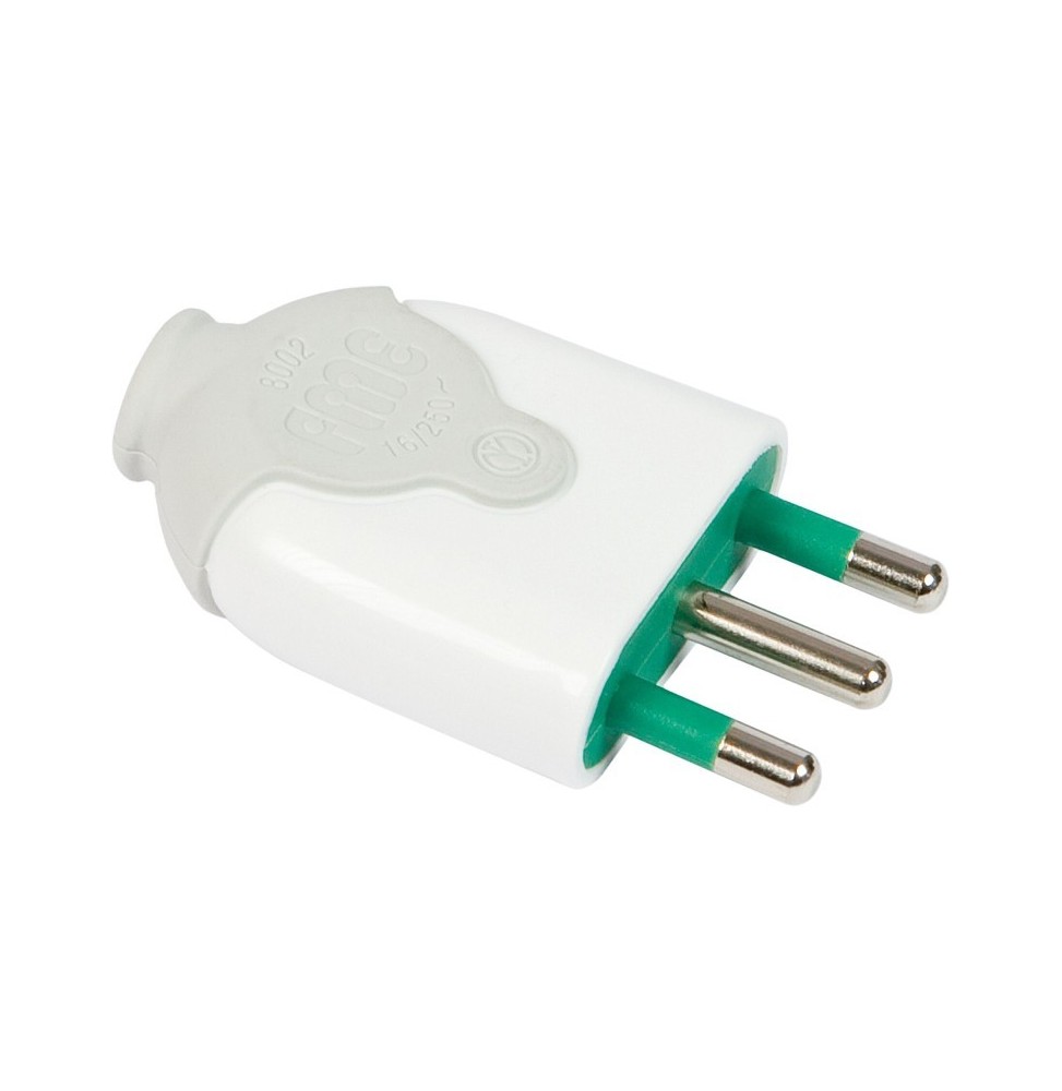 Spina 16A attacco Grande smontabile Serie Bico Bianca Fanton 80020