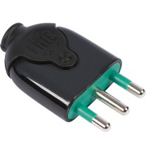 Spina 16A attacco Grande smontabile Serie Bico nera Fanton 80021