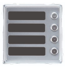 Modulo in Alluminio a quattro Pulsanti Sinthesi S2 Urmet 1148/14