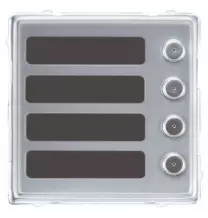 Modulo in Alluminio a quattro Pulsanti Sinthesi S2 Urmet 1148/14