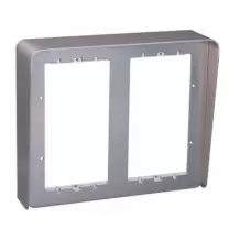 Custodia con Visiera antipioggia a 4 Moduli su due File Urmet 1148/324