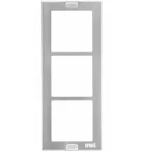Cornice Porta Moduli in Alluminio per 3 Moduli Sinthesi Urmet 1148/63