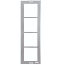 Cornice Porta Moduli in Alluminio per 4 Moduli Sinthesi Urmet 1148/64