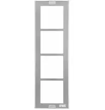 Cornice Porta Moduli in Alluminio per 4 Moduli Sinthesi Urmet 1148/64
