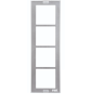 Cornice Porta Moduli in Alluminio per 4 Moduli Sinthesi Urmet 1148/64