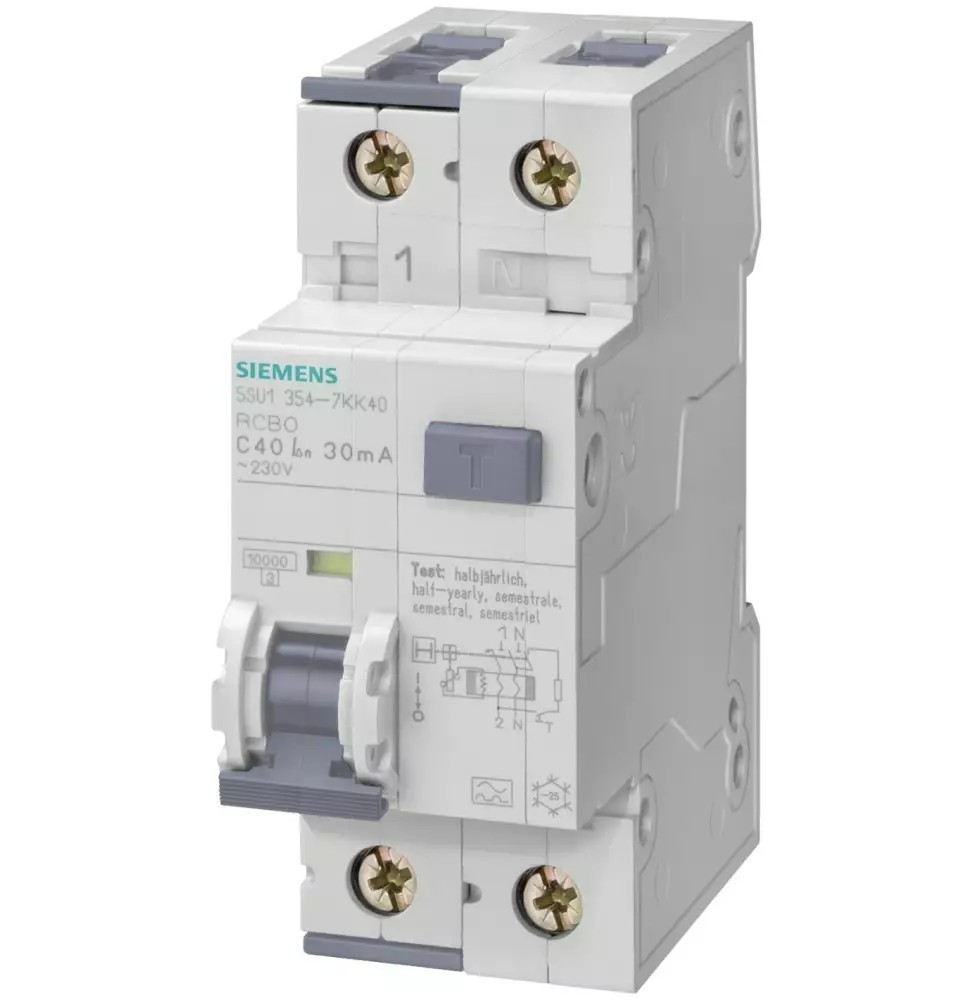 Magnetotermico Differenziale 20A 10KA 0,03 Tipo F Siemens 5SU13544KK20