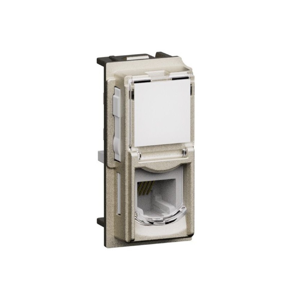 Presa di rete Living Now Categoria 6 colore Champagne Bticino KC4279C6