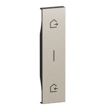 Cover Bticino Living Now Illuminabile Champagne simbolo Entra e Esci Wireless KC40