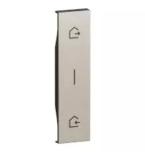 Cover Bticino Living Now Illuminabile Champagne simbolo Entra e Esci Wireless KC40