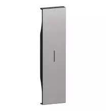 Cover Bticino Living Now illuminabile per comandi un modulo colore Steel KS01
