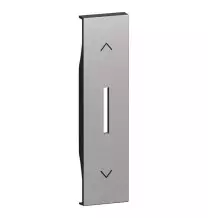 Cover Bticino Living Now Steel per pulsante tapparelle K4027 KS06