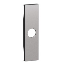 Cover Bticino Living Now Steel per prese Tv e falso polo con uscita KS08