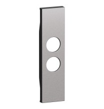 Cover Bticino Living Now Steel per prese Tv demiscelate KS09