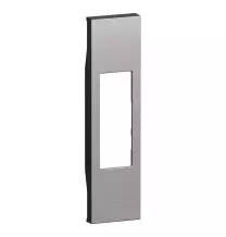 Cover Bticino Living Now per prese, interruttori bipolari e pulsanti a tirante colore Steel  KS02