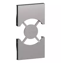 Cover Bticino Living Now per prese Tedesche colore Steel KS03
