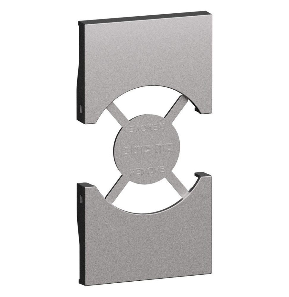 Cover Bticino Living Now per prese Tedesche colore Steel KS03