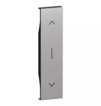 Cover Bticino Living Now Steel per pulsante interbloccato K4037N KS05