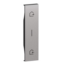 Cover Bticino Living Now Illuminabile Steel simbolo Entra e Esci Wireless KS40