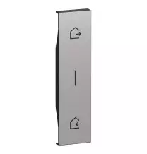 Cover Bticino Living Now Illuminabile Steel simbolo Entra e Esci Wireless KS40
