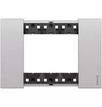 Placca Bticino Living Now Steel tre posti in Zama KA4803KS