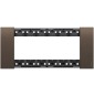 Placca Bticino Living Now Bronze sei posti in Zama KA4806KB