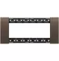 Placca Bticino Living Now Bronze sei posti in Zama KA4806KB