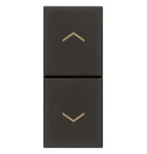 Pulsante saliscendi interbloccato con frecce Vimar Linea Nera 30062.G