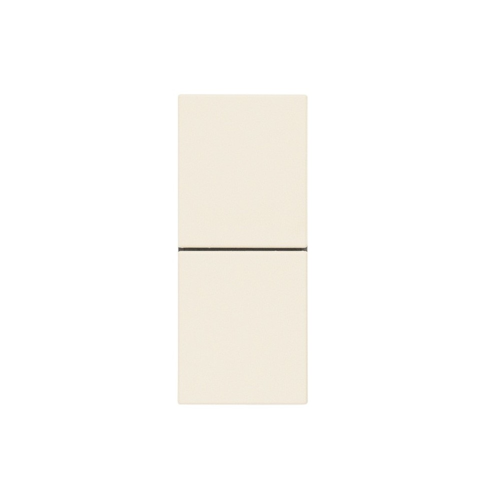 Doppio pulsante non illuminabile 10A Vimar Linea Canapa 30066.C