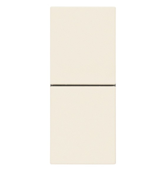 Doppio pulsante non illuminabile 10A Vimar Linea Canapa 30066.C