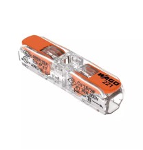 Morsetto di giunzione in linea con leve 4 mm²  Confezioe da 12 Wago 221-2411995-012 vista